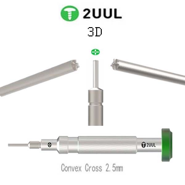 2UUL 3D Schraubendreher Convex Cross 2,5mm (Grün)