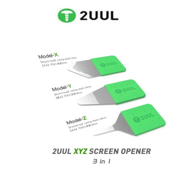 2UUL Opening Tool XYZ 3in1 Edelstahl Screen Opener